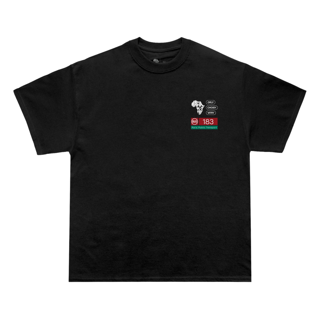T-SHIRT K1FRY "BUS 183" BLACK