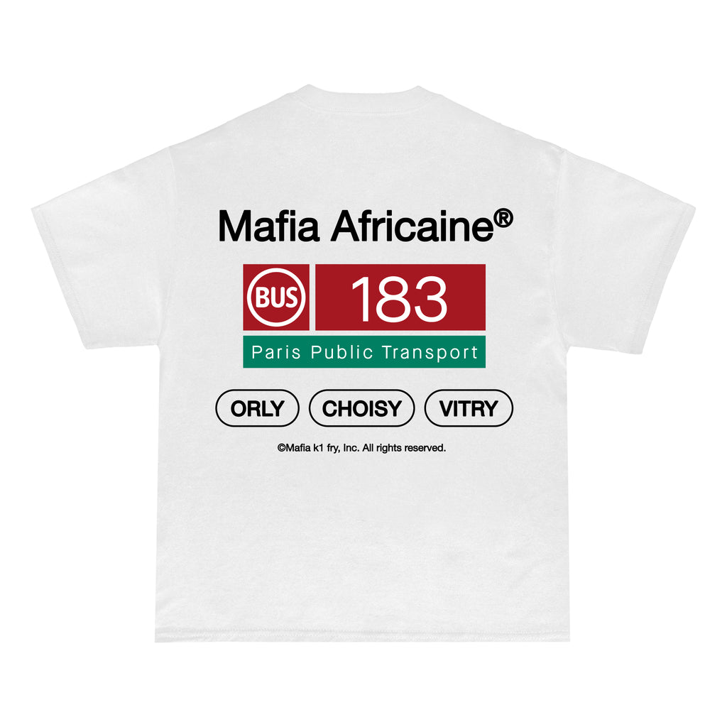 TShirt K1FRY "BUS 183" _White