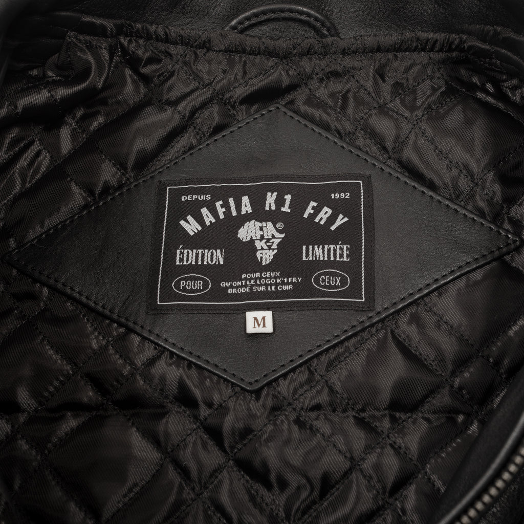 Blouson "POUR CEUX"  Triple Black